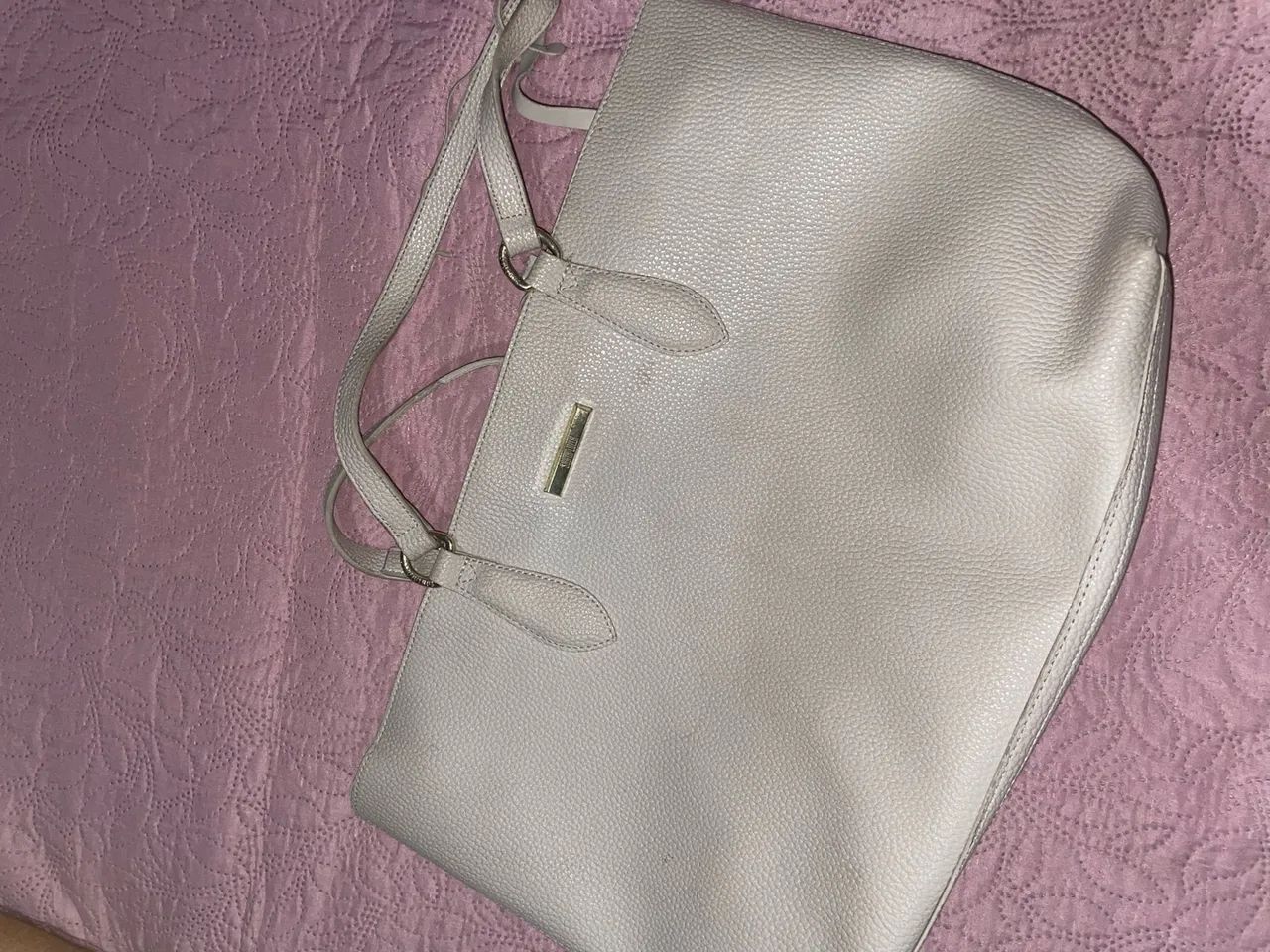 bolsa shopper santa lolla cinza claro - Foto 2