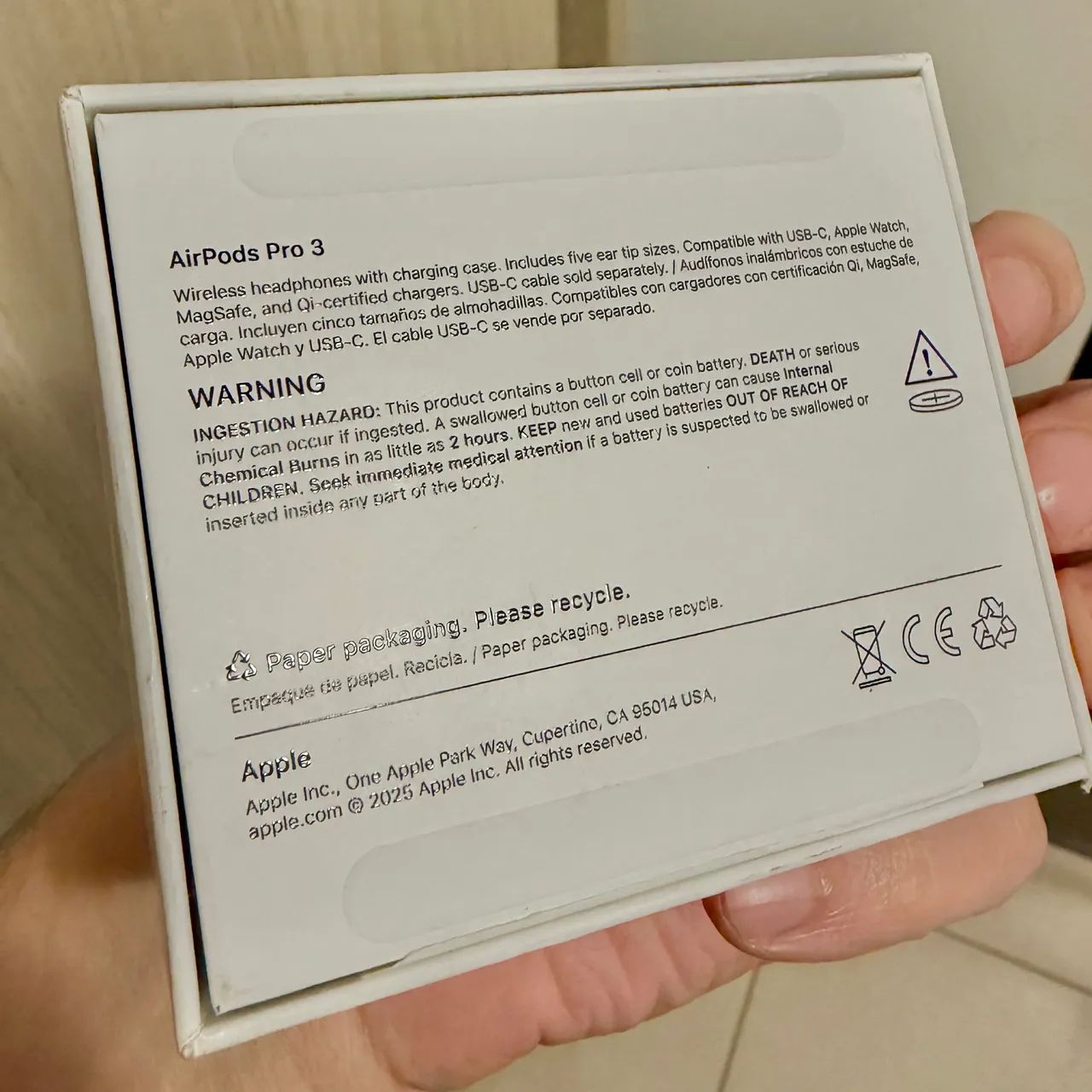 Apple AirPods Pro 3 　(新品未開封) 本物証明書掲載 AirPods Pro 3 ORIGINAL - Fones de Ouvido - Granbery, Juiz de Fora