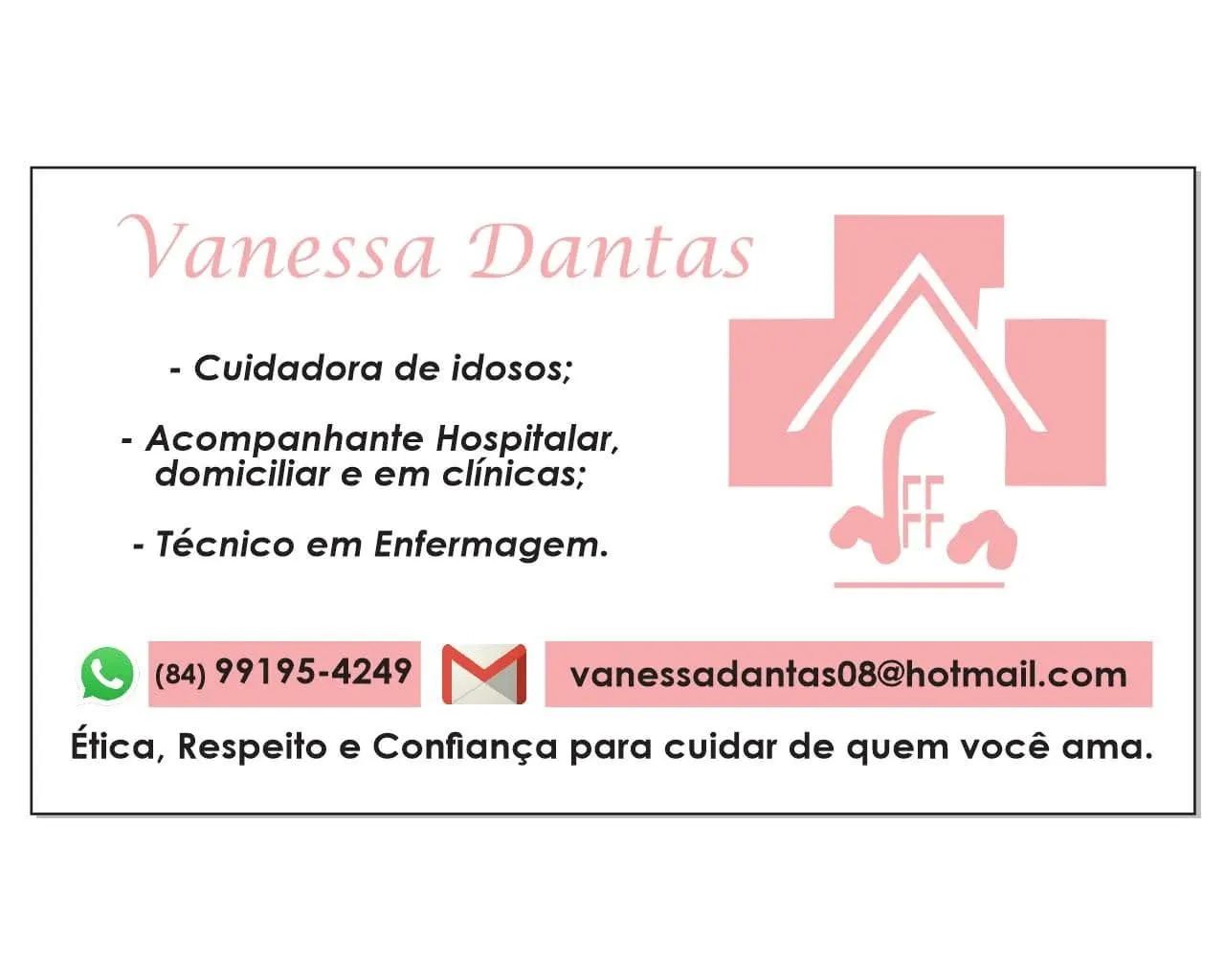 Cuidadora Tec de enfermagem.