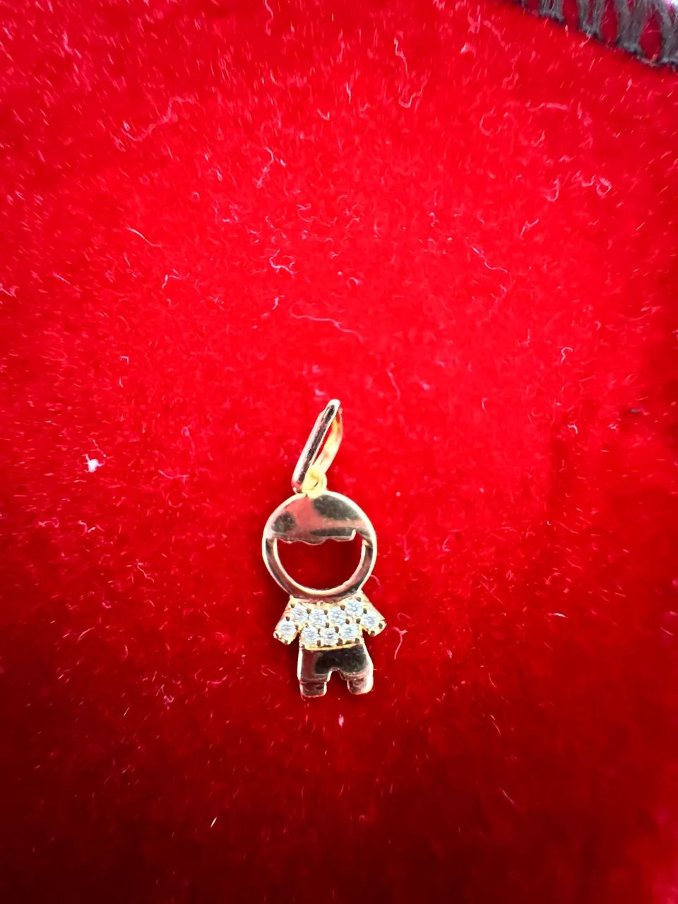 Pingente menino 18k - Foto 3