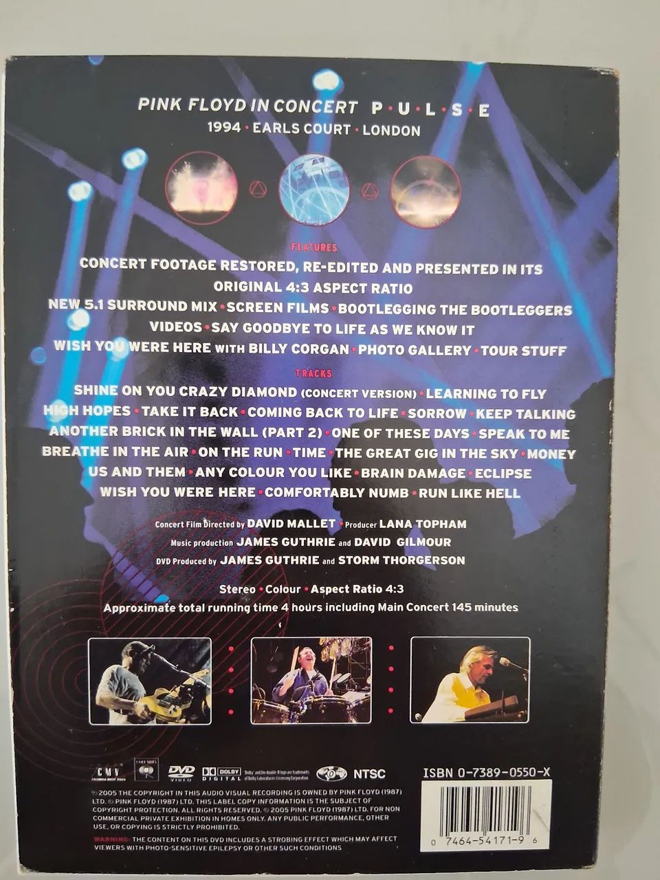 DVD DUPLO PINK FLOYD - PULSE Importado - Foto 3