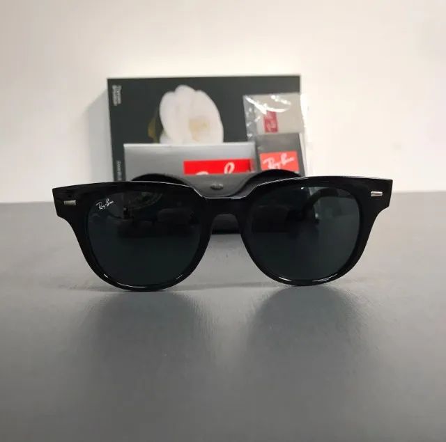 óculos de sol ray ban meteor black - Foto 2