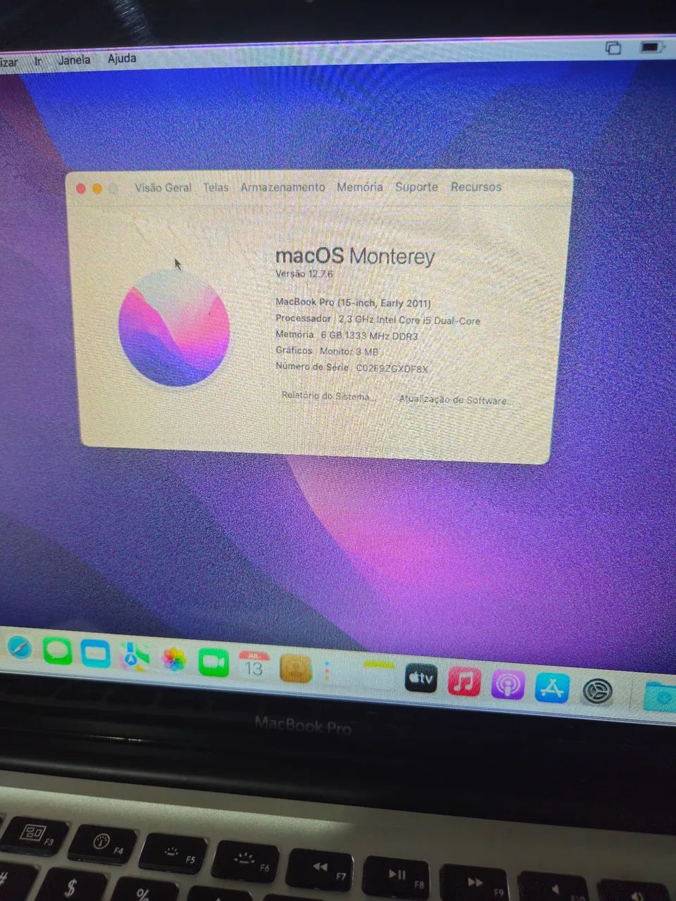 MacBook Pro 13 core i5 6gb ram SSD 120gb - Foto 2