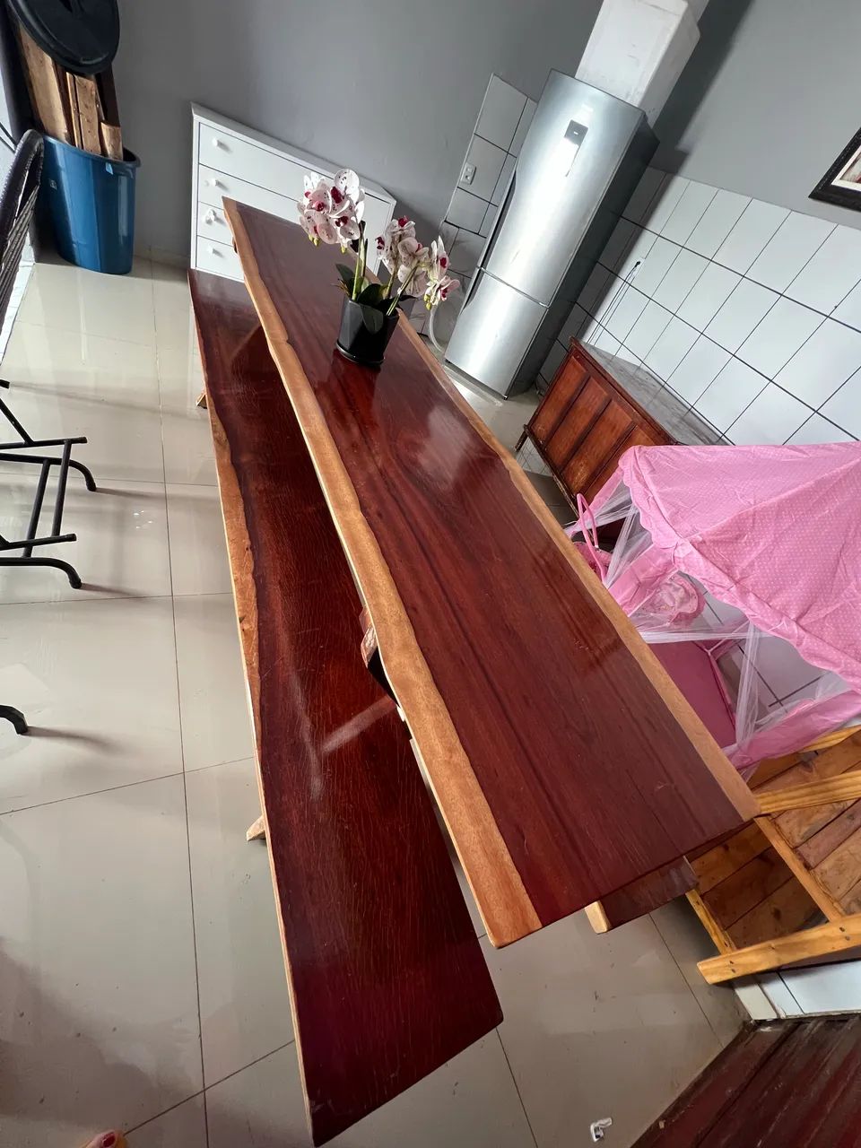 Mesa madeira - Foto 2