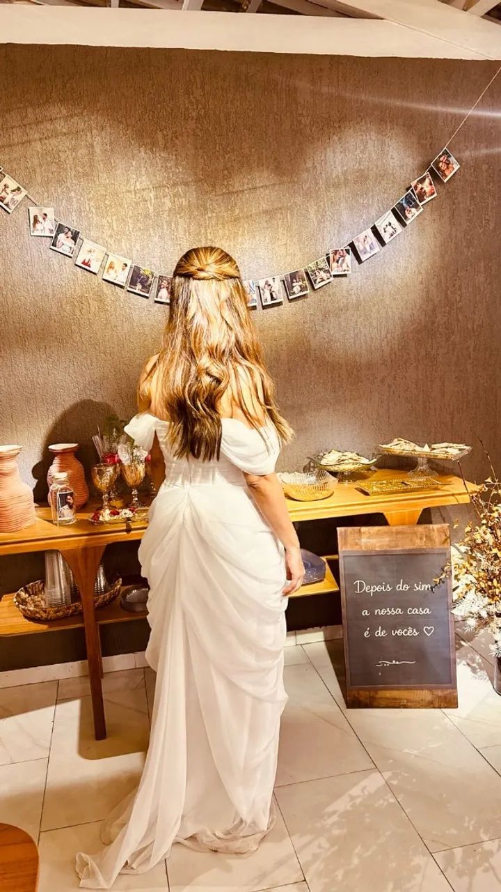 VESTIDO DE NOIVA ALTA COSTURA - ELEGÂNCIA E SOFISTICAÇÃO - Foto 5
