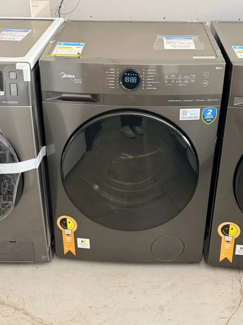 LAVADORA DE ROUPAS LAVA E SECA MIDEA 