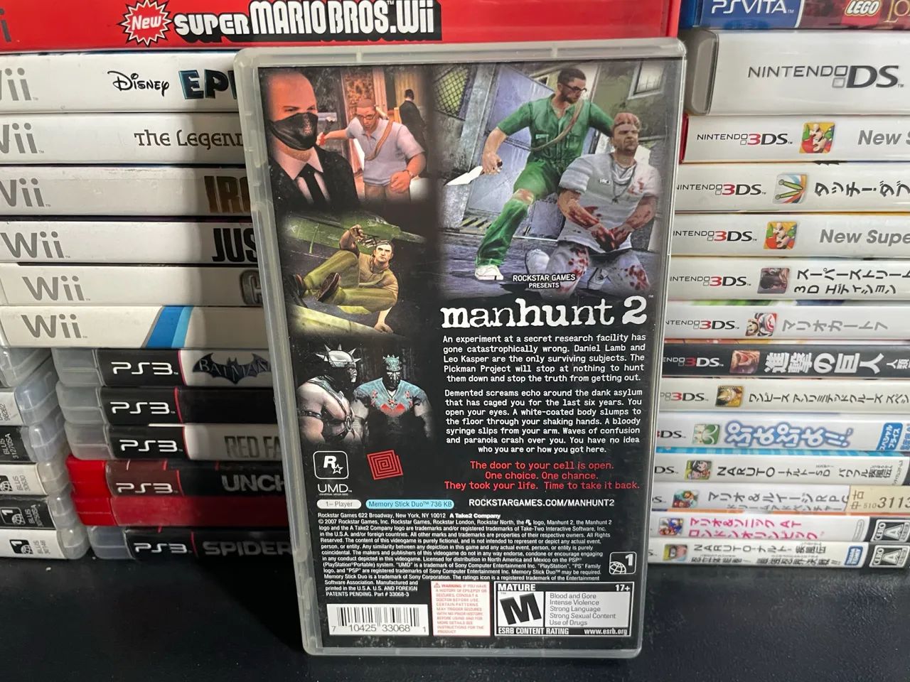 Manhunt 2 PSP Original Completo (Envio OlxPay) - Jogos de Vídeo