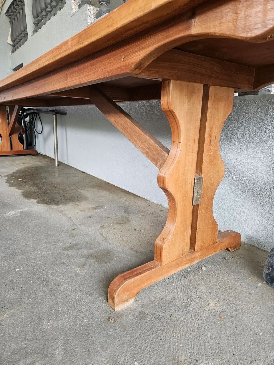 Mesa de madeira maciça  - Foto 2