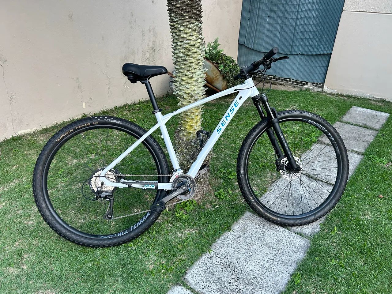 BICICLETA SENSE REACT SPORT BCO/AZL 