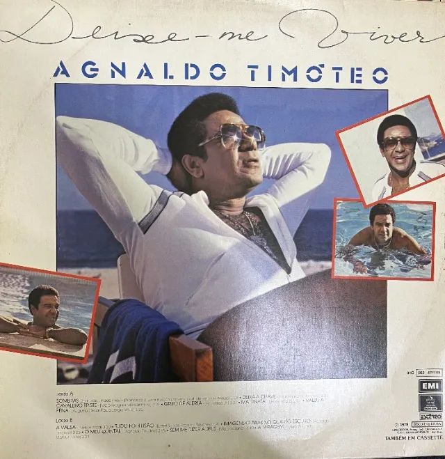 DISCO VINIL LP AGNALDO TIMOTEO DEIXE ME VIVER