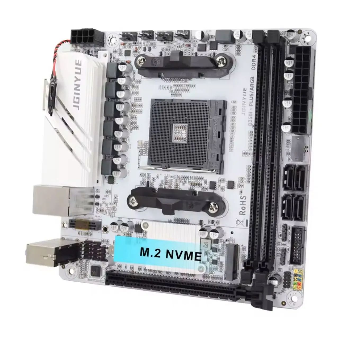 Placa Mãe B350I Mini itx JGINYUE  - Foto 4