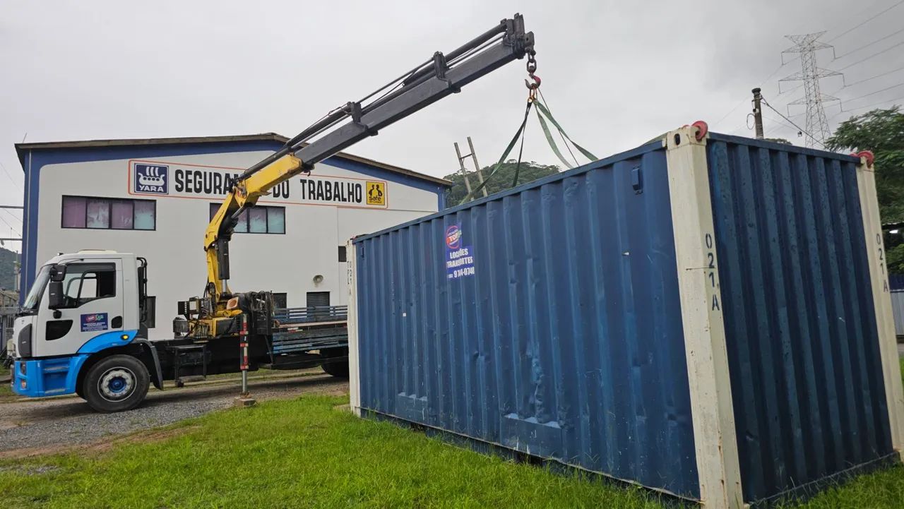 Container marítimo 20 pés usados em ótimo estado  - Foto 2