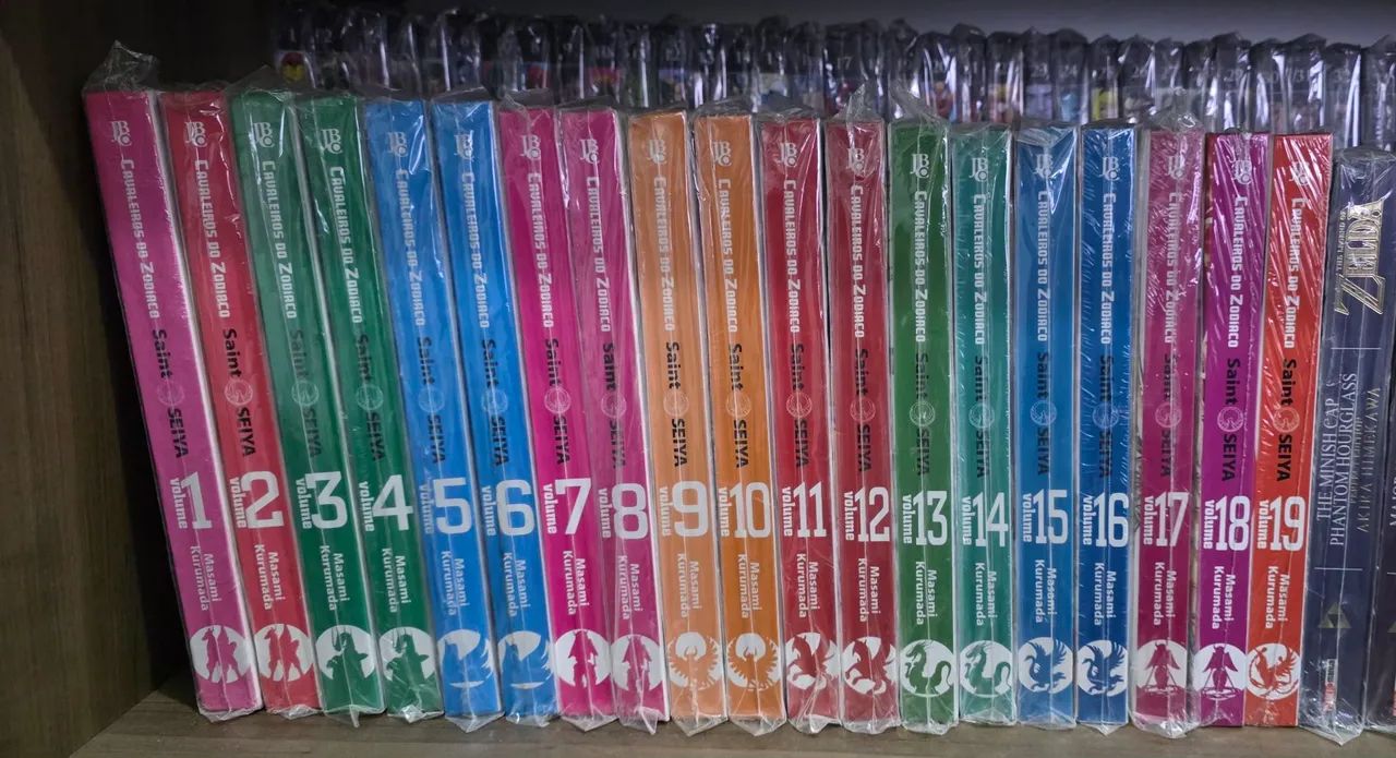 Cavaleiros do Zodíaco Kanzenban JBC - Volumes 1 ao 19 - Livros e