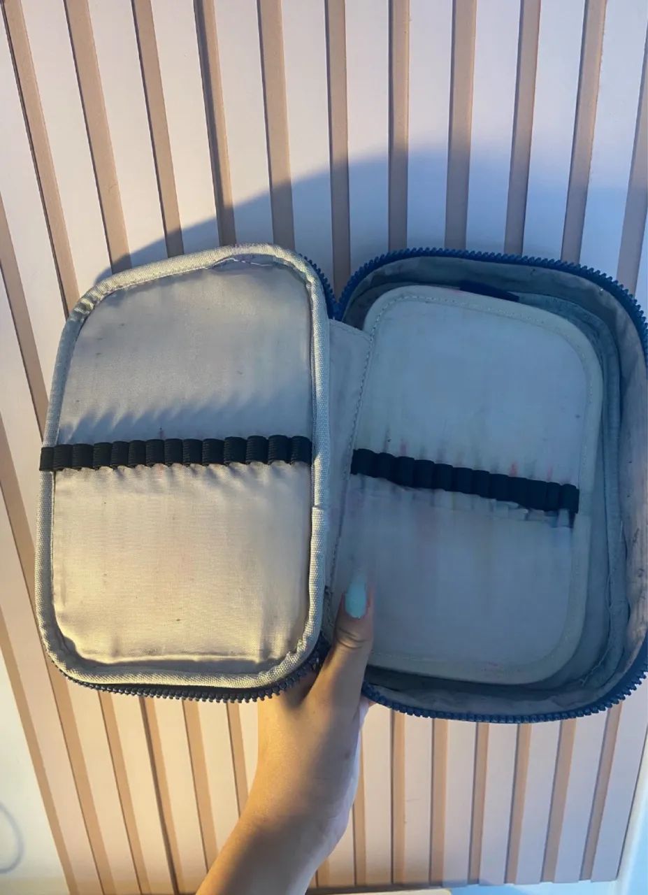 Estojo Kipling Original Azul Marinho - Foto 2