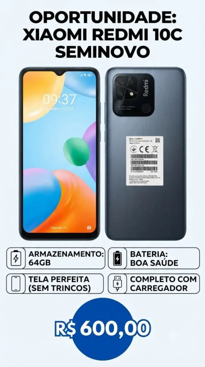 XIAOMI REDMI 10C - 64GB - Foto 3