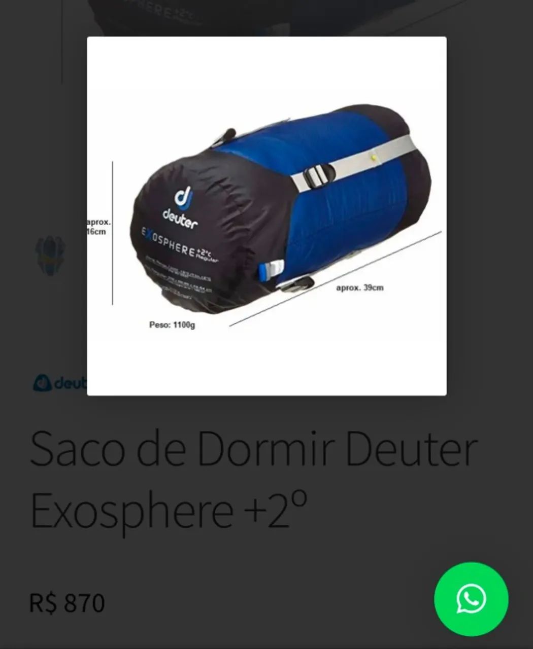 Saco de dormir Deuter - Foto 2