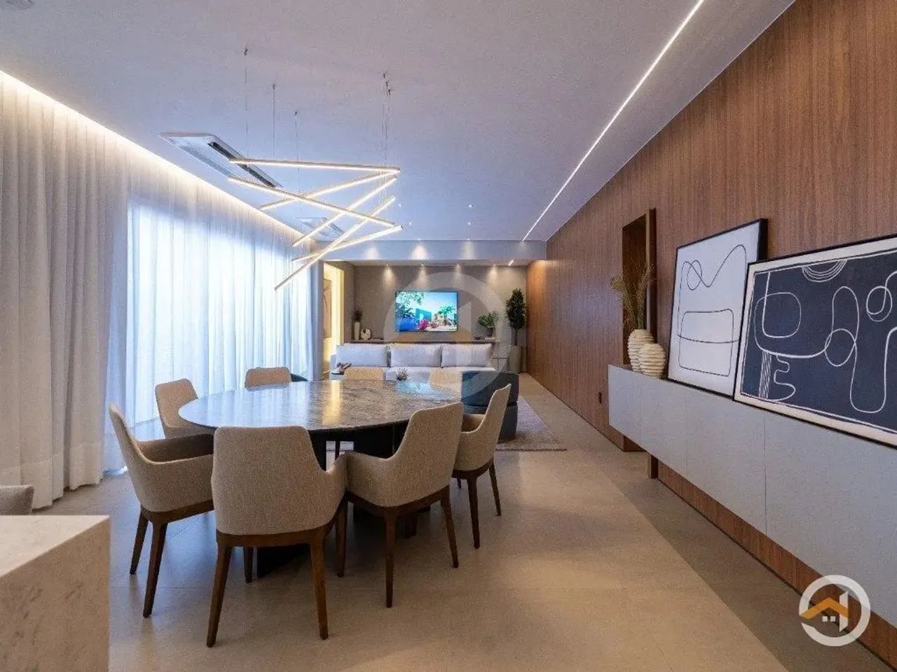 Apartamento Mobiliado e Decorado no Setor Marista com 4 suítes - Foto 4