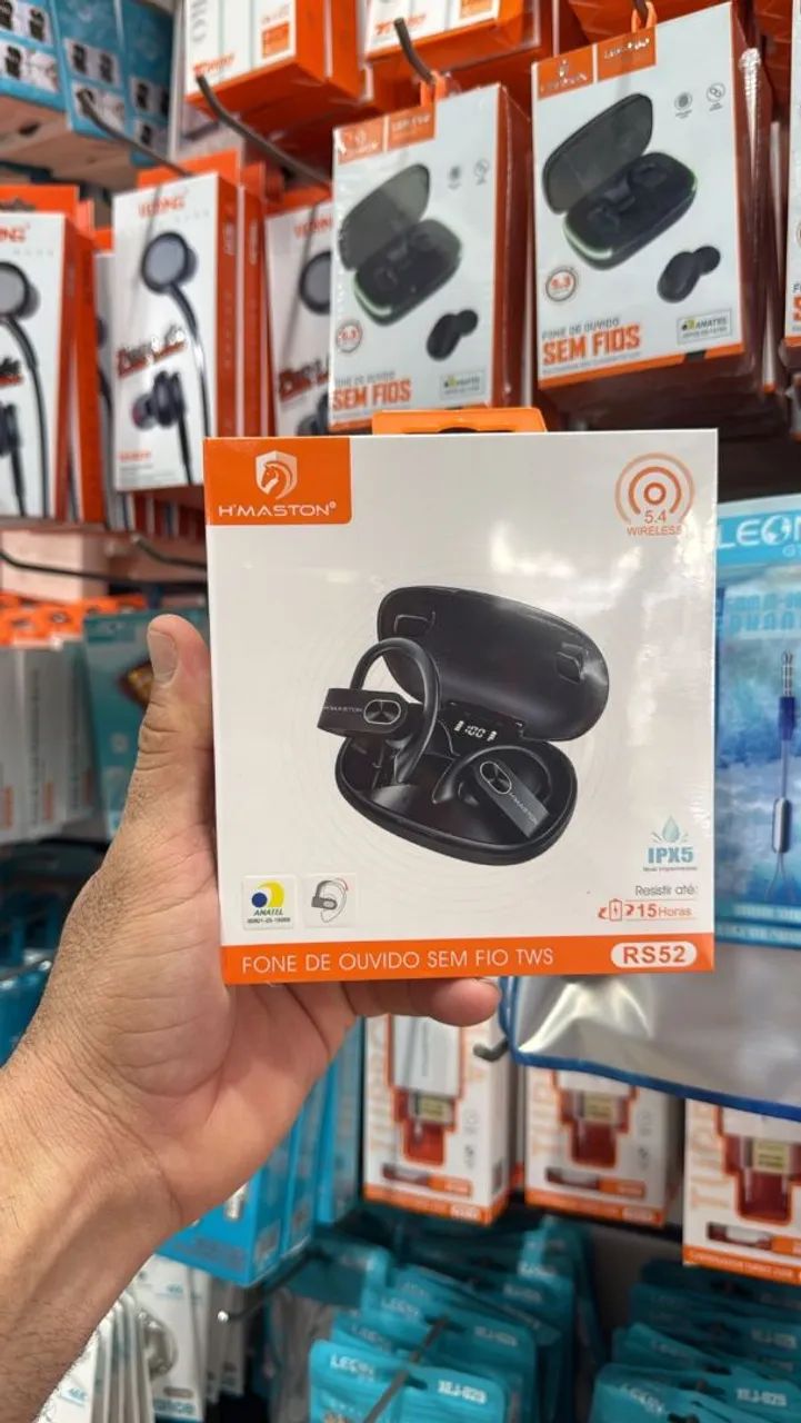 Fone de ouvido sem fio bluetooth  HMaston - Foto 4