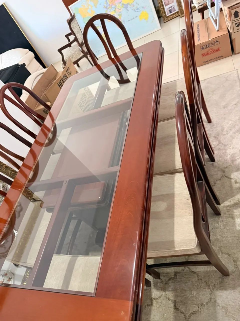 Mesa com cadeiras de jantar - Foto 4