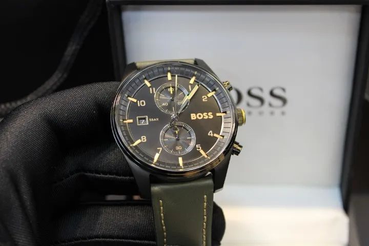Relógio Masculino BOSS Skytraveller 1514148 44 mm Pulseira de