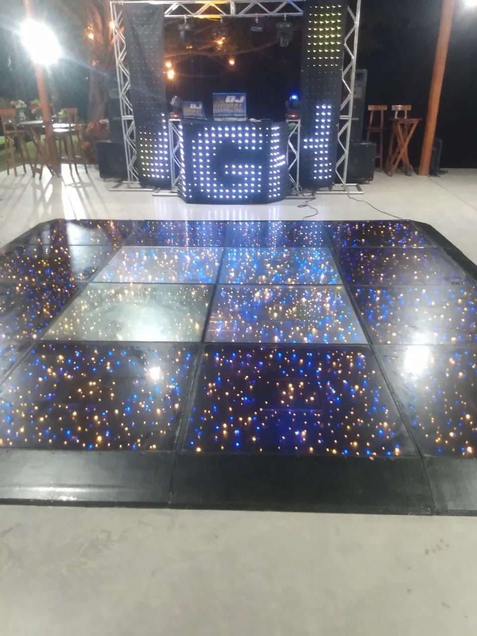 DJ Som Luz e Fumaça, Piso de Led Paris - Foto 4