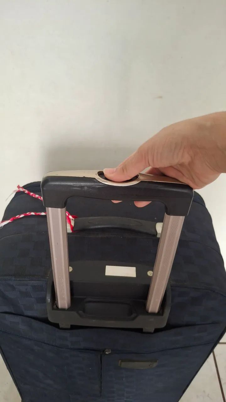 Mala de Viagem Grande Vöhringer Tecido - 4 Rodas Duplas 360° (Com Extensor) - Foto 2