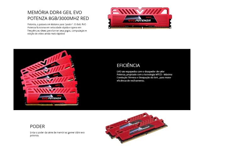 Memória ram DDR4 Geil 16gb = 2x8gb 3000mhz - Foto 5