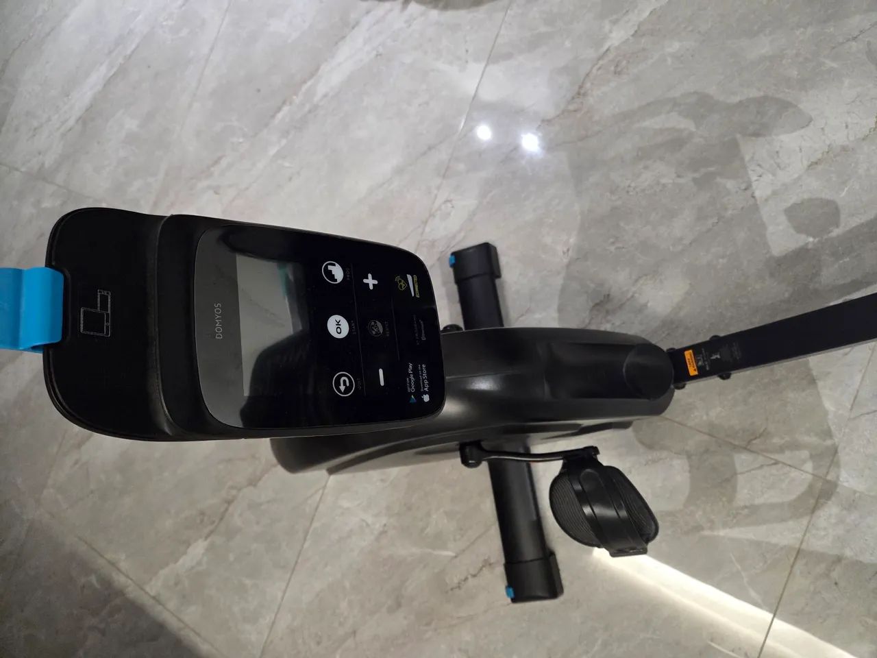 Bicicleta Ergometrica NOVA Horizontal Domyos Tem App para acompanhar e Cinta Medidora - Foto 2