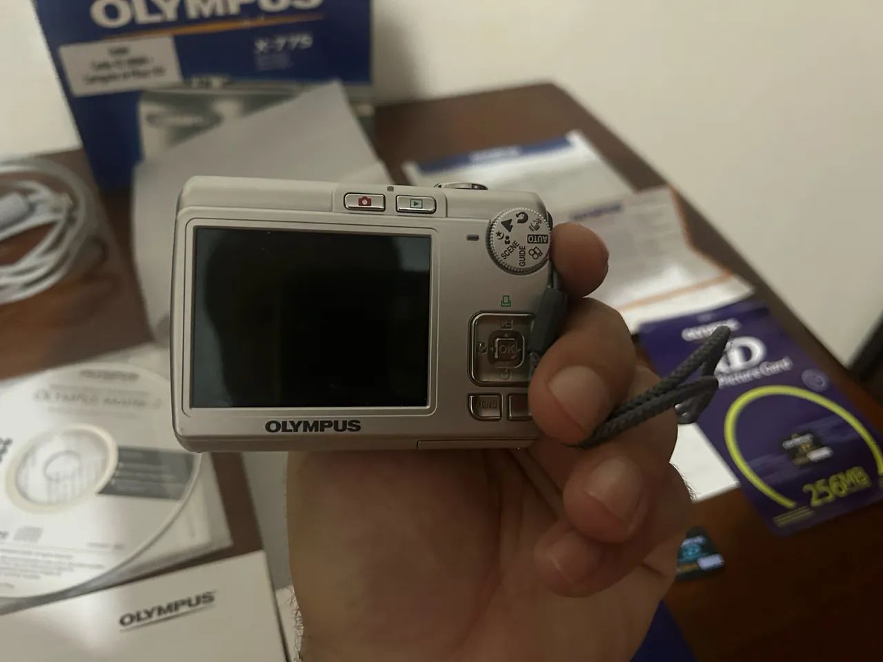 OLYMPUSカメラ計5点セット 02 Câmera Fotografica Olympus X-715 Com Defeito | Parcelamento sem
