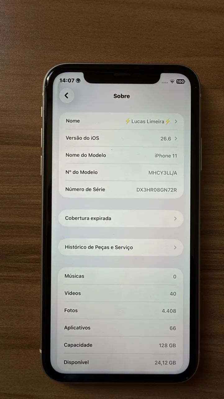 iPhone 11 128GB Branco | Excelente Estado | 3 Capinhas + Cabo - Foto 3
