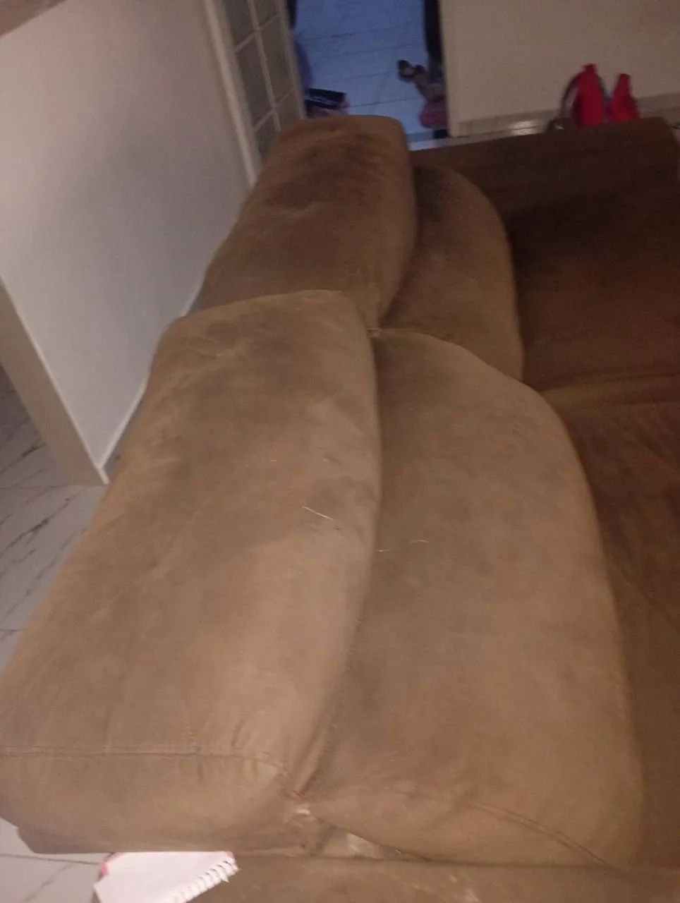 Sofá Retrátil Marrom 