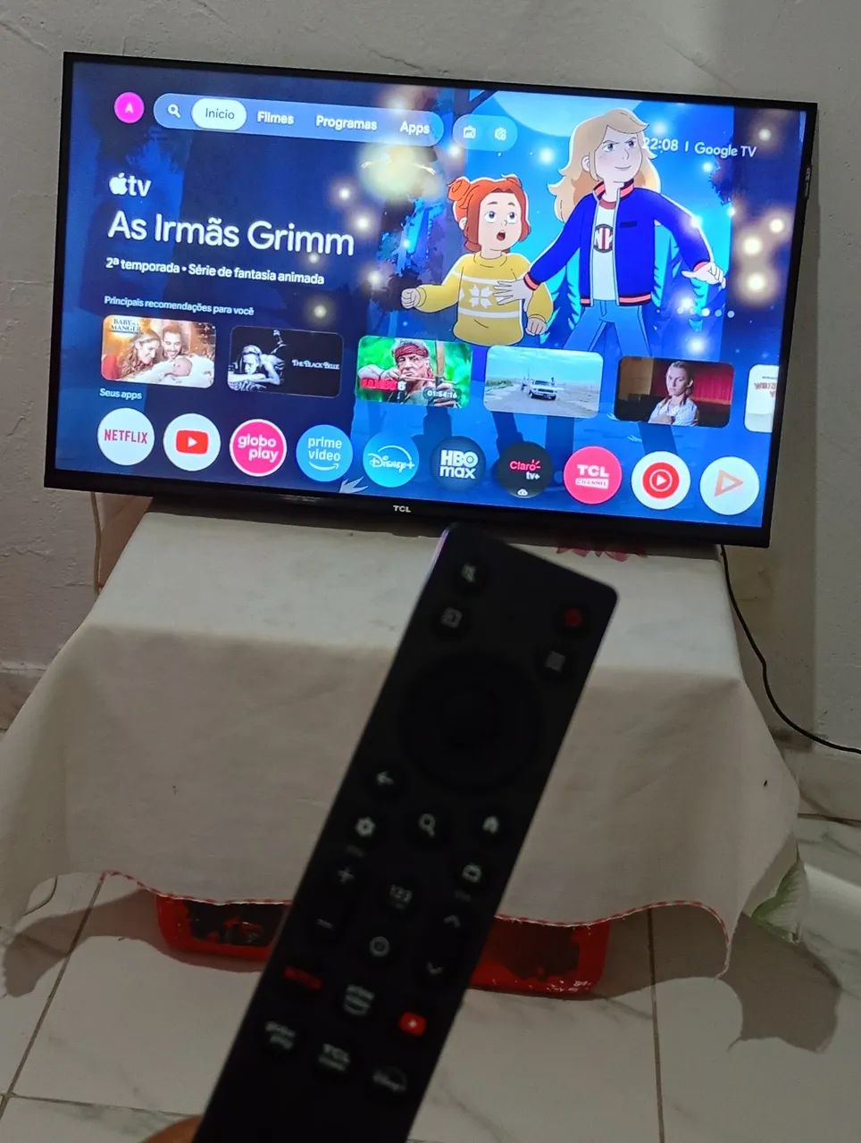 Tv 32 polegadas nova zero marca de uso tcl