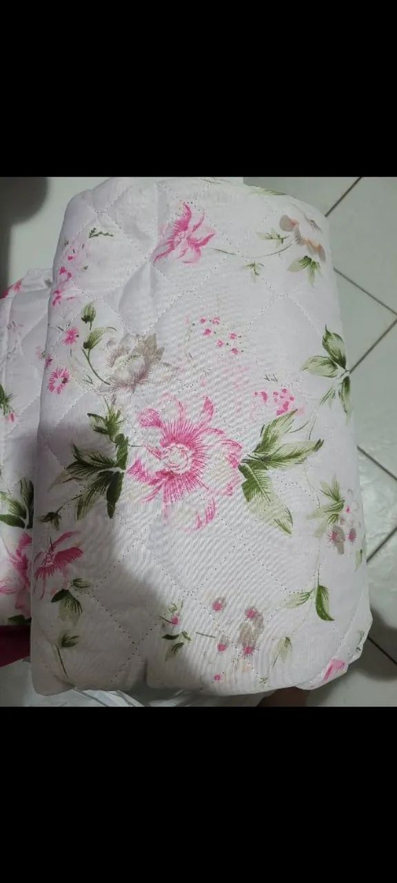 Kit colcha casal novas dupla face 2,40cm por 2,20cm - Foto 3