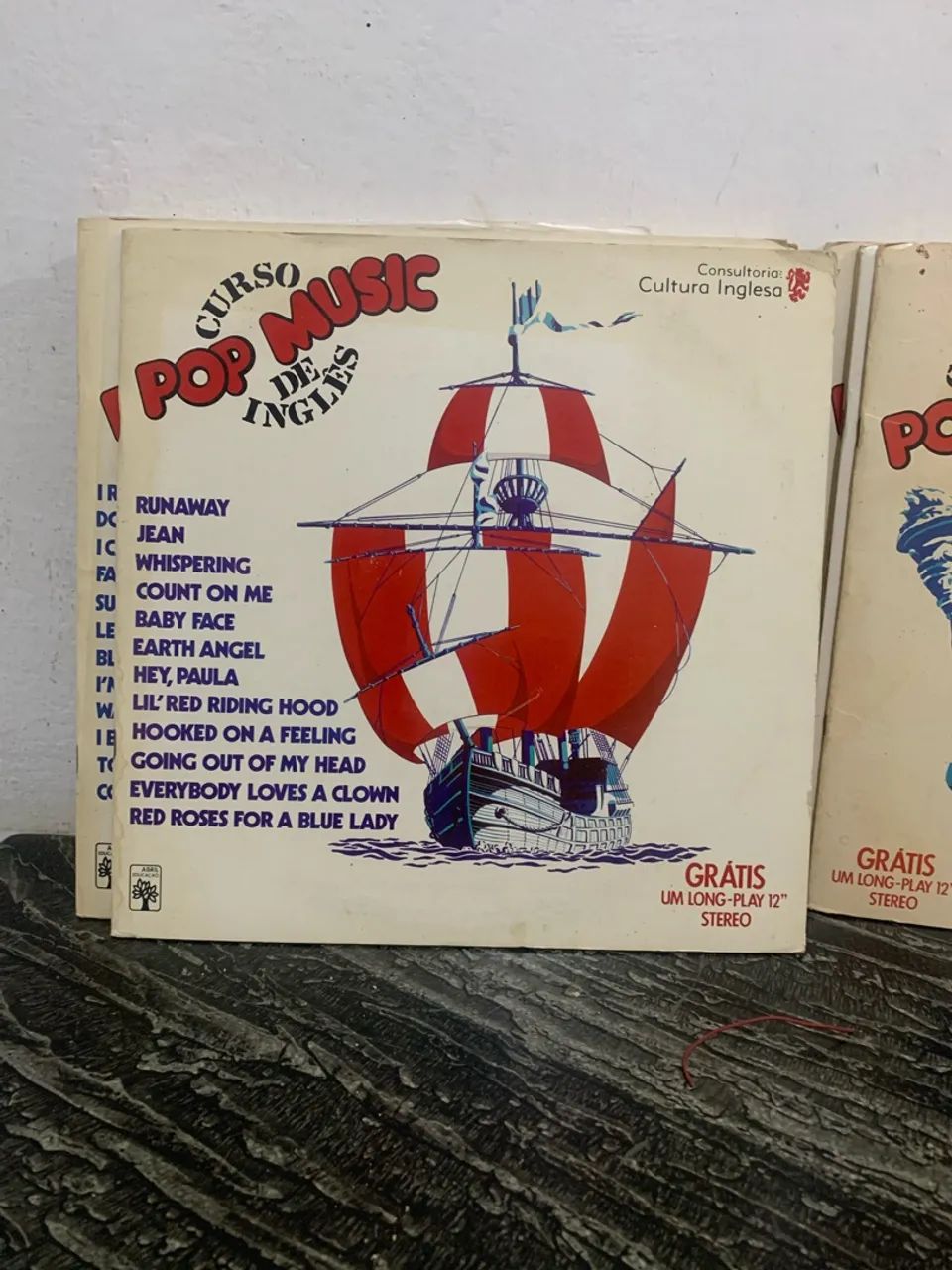 Disco vinil ?Pop Music? curso de inglês . Preço unitário  - Foto 5