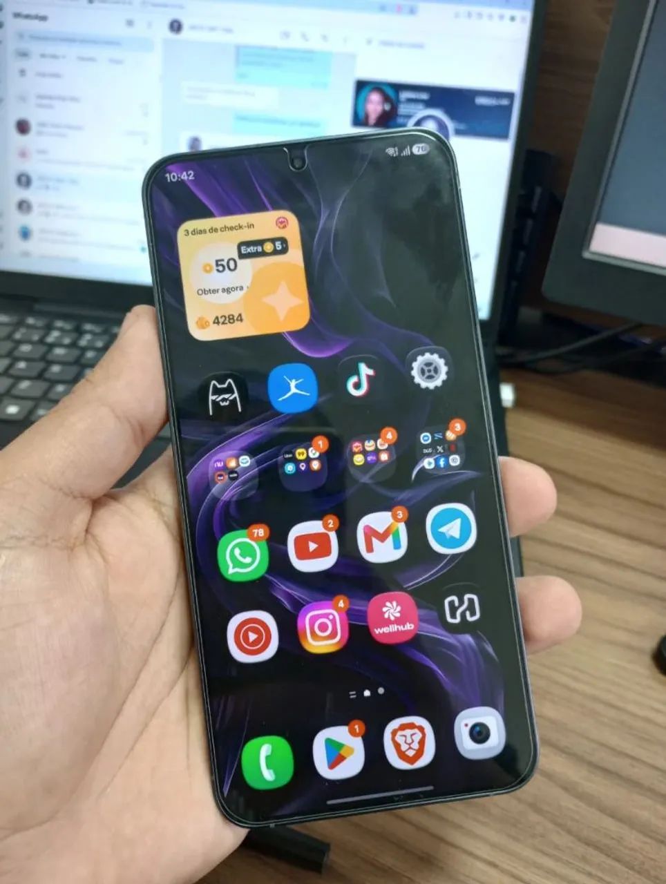 Vendo ou troco S25 plus 256gb - Foto 2