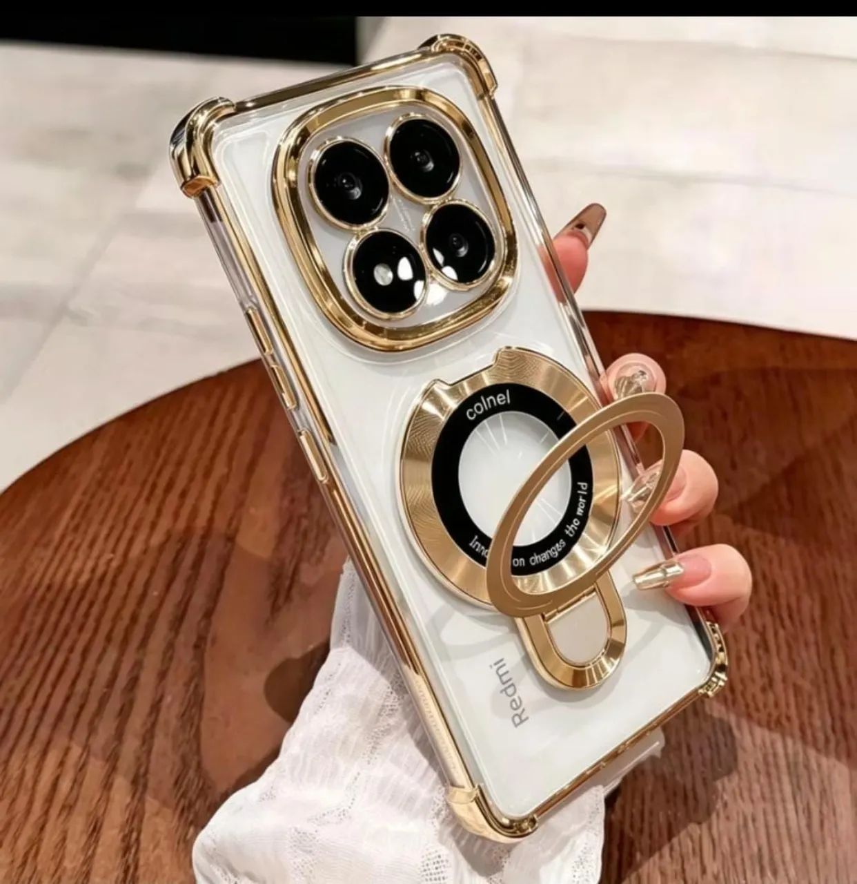 Capa Magnética Transparente para Redimi Note 15 Pro  - Foto 3