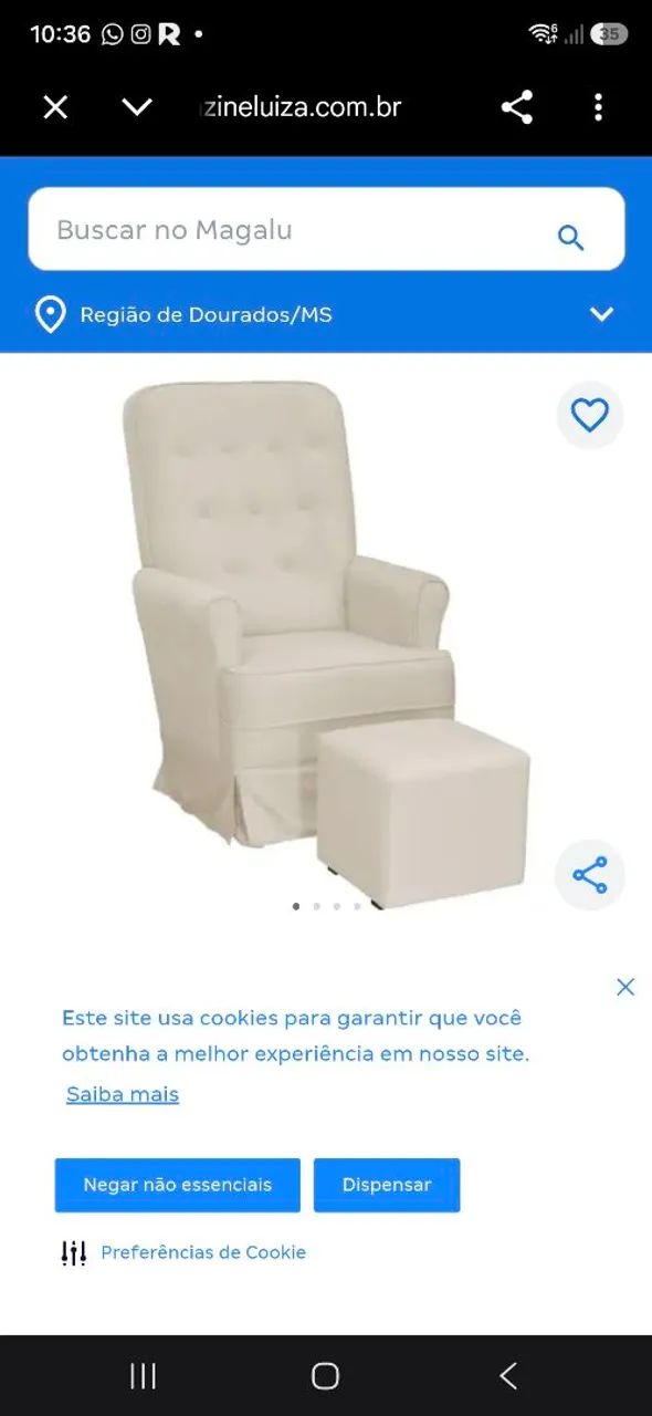 Poltrona de amamentação  - Foto 4