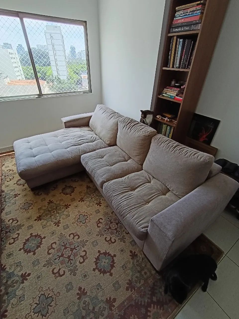 Sofá Chaise 3 Lugares - Foto 3
