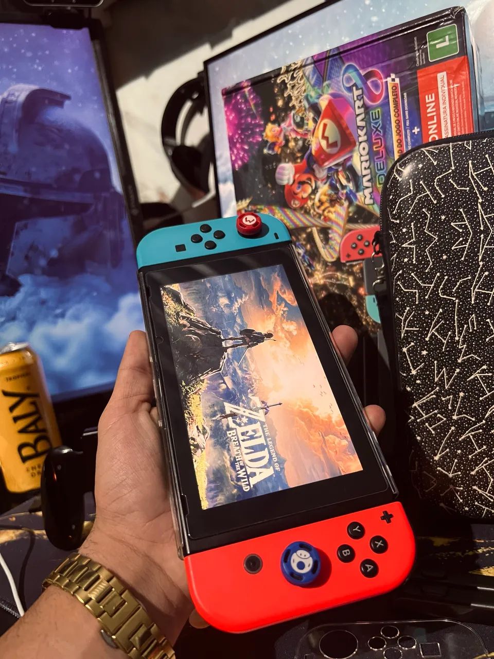 NINTENDO SWITCH V2 IMPECÁVEL ? | COMPLETO + CASE - Foto 2