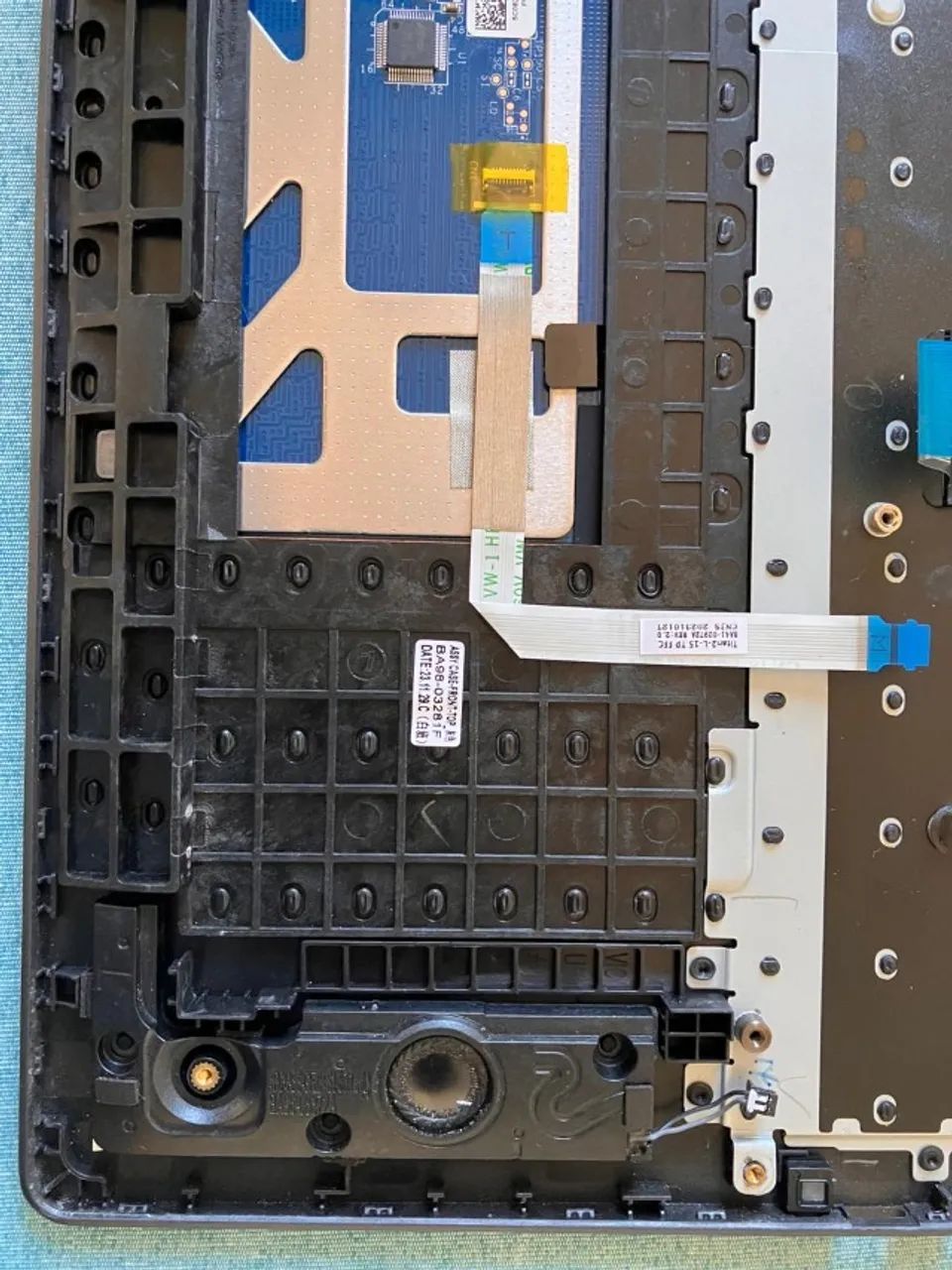 Teclado Samsung Galaxy Book2 Np550 XED Ba98-03281 Com Base - Foto 2