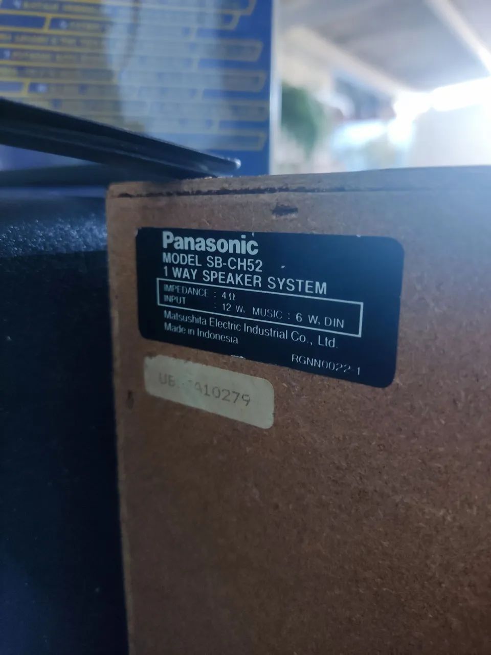 Fica um system Panasonic antigo<br>CD STEREO SYSTEM<br><br>SA-CH52  - Foto 5