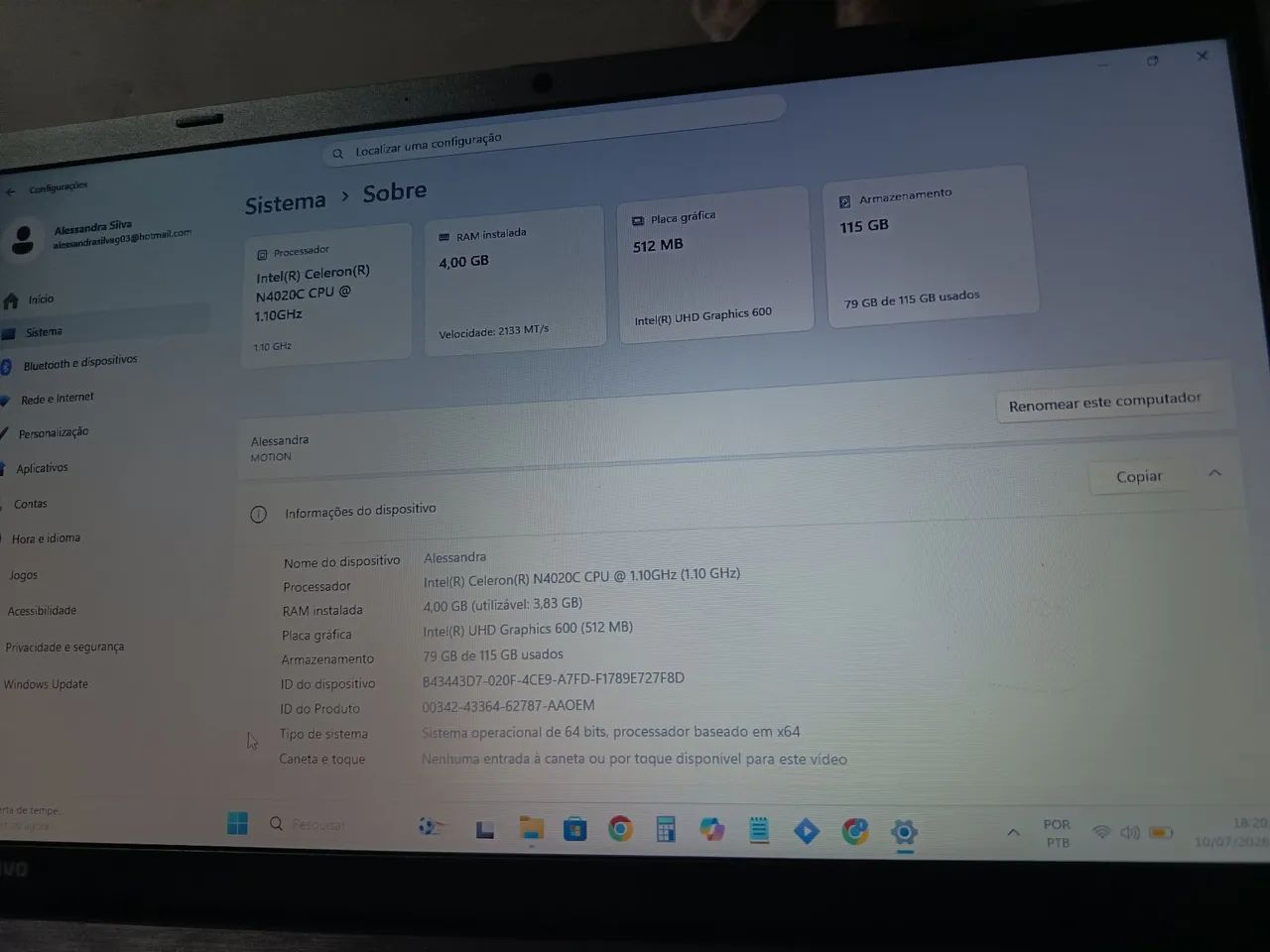 Notebook Positivo - Foto 4