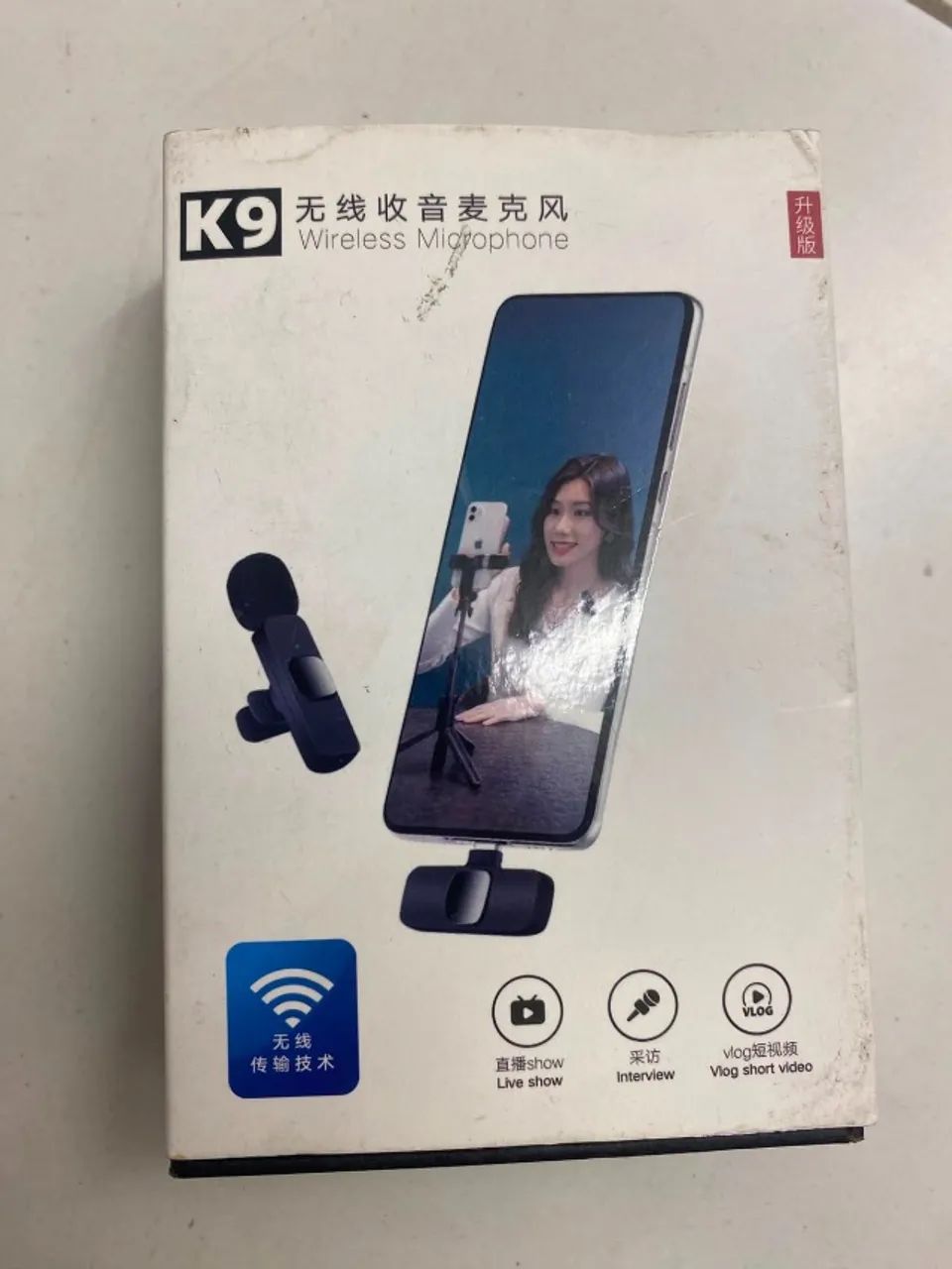 Microfone Sem Fio K9 USB-C para Celular - Usado