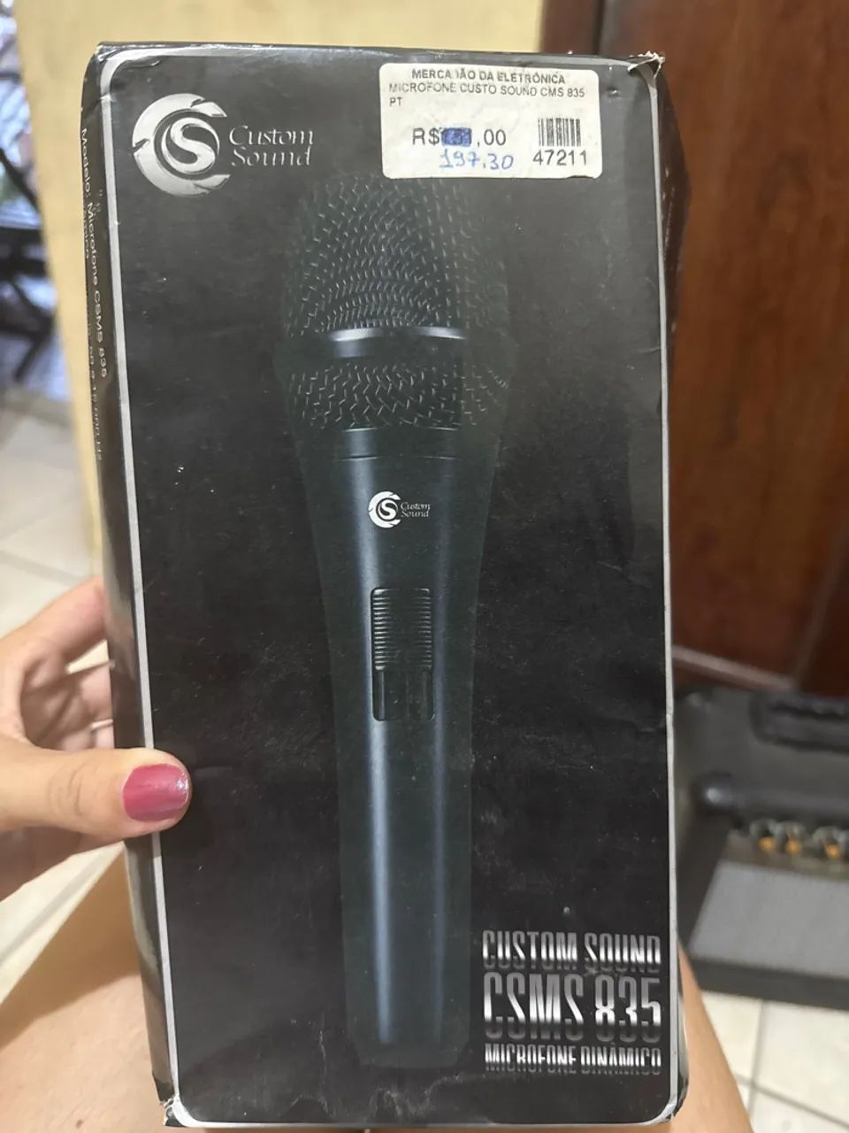 Microfone Custom Sound Csms 835 