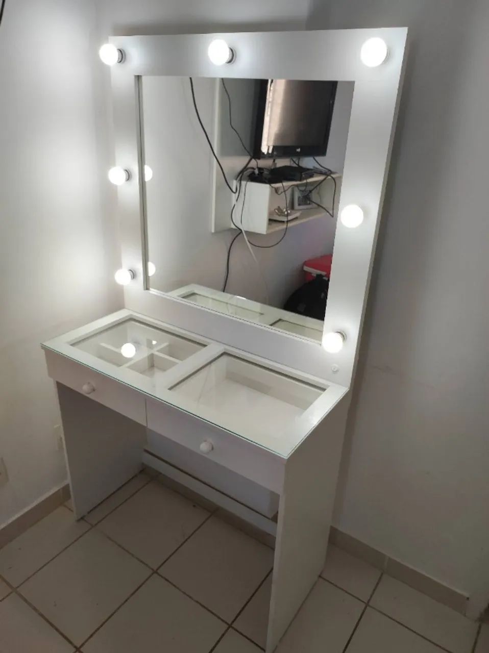 Penteadeira com 2 gavetas - Foto 5