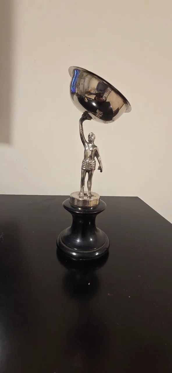 troféu vintage 1950 - 24cm - Foto 2