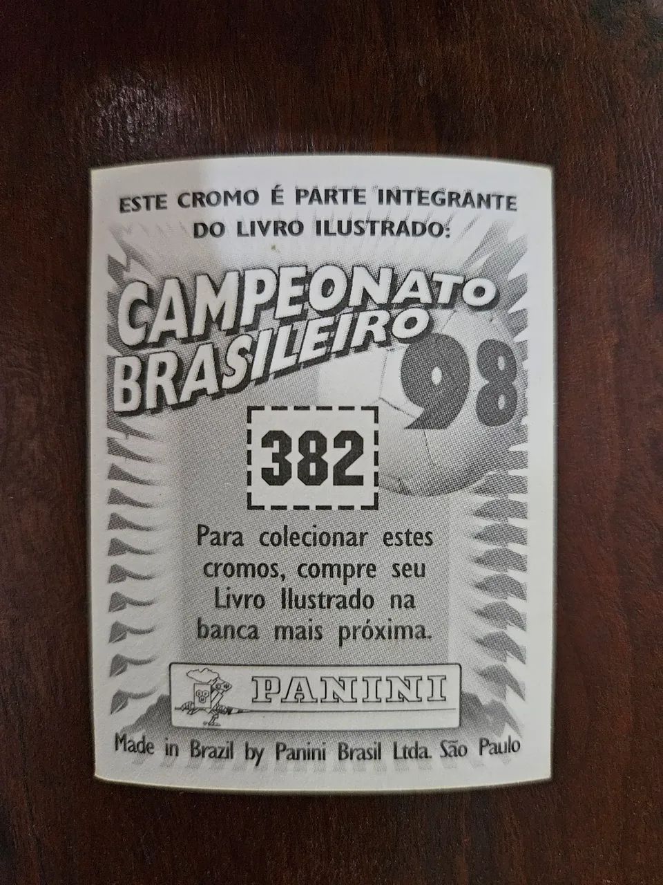 Figurinha Mascote do Juventude CB 1998 - Foto 2