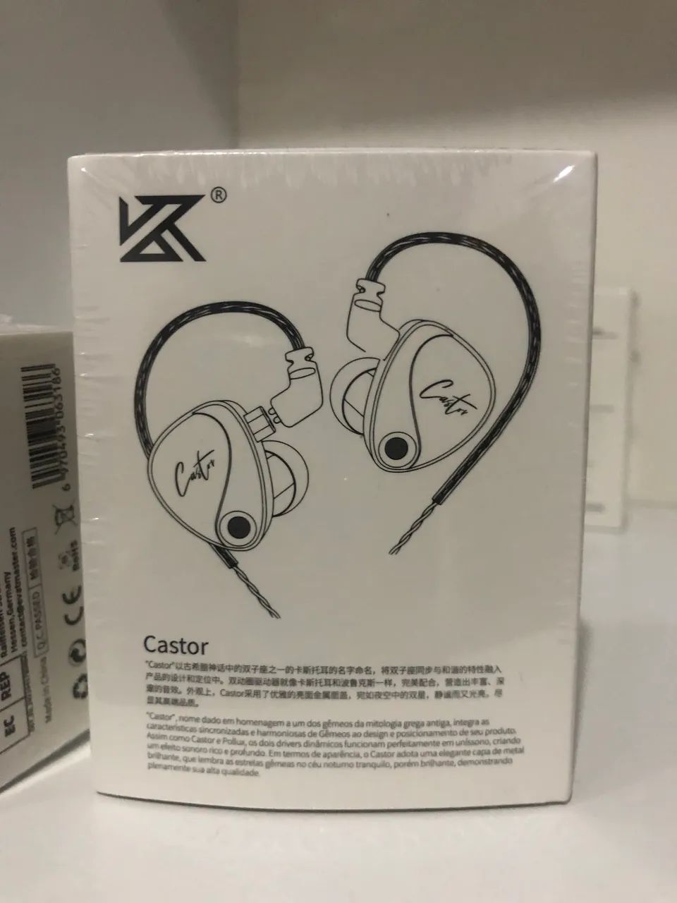 Fone KZ CASTOR HARMAN TARGET Sem MIC - Foto 3