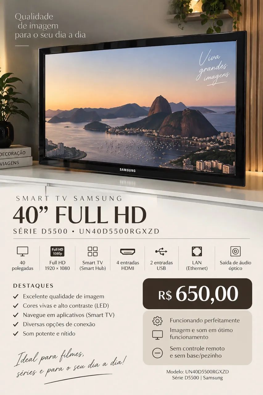 TV Samsung 40