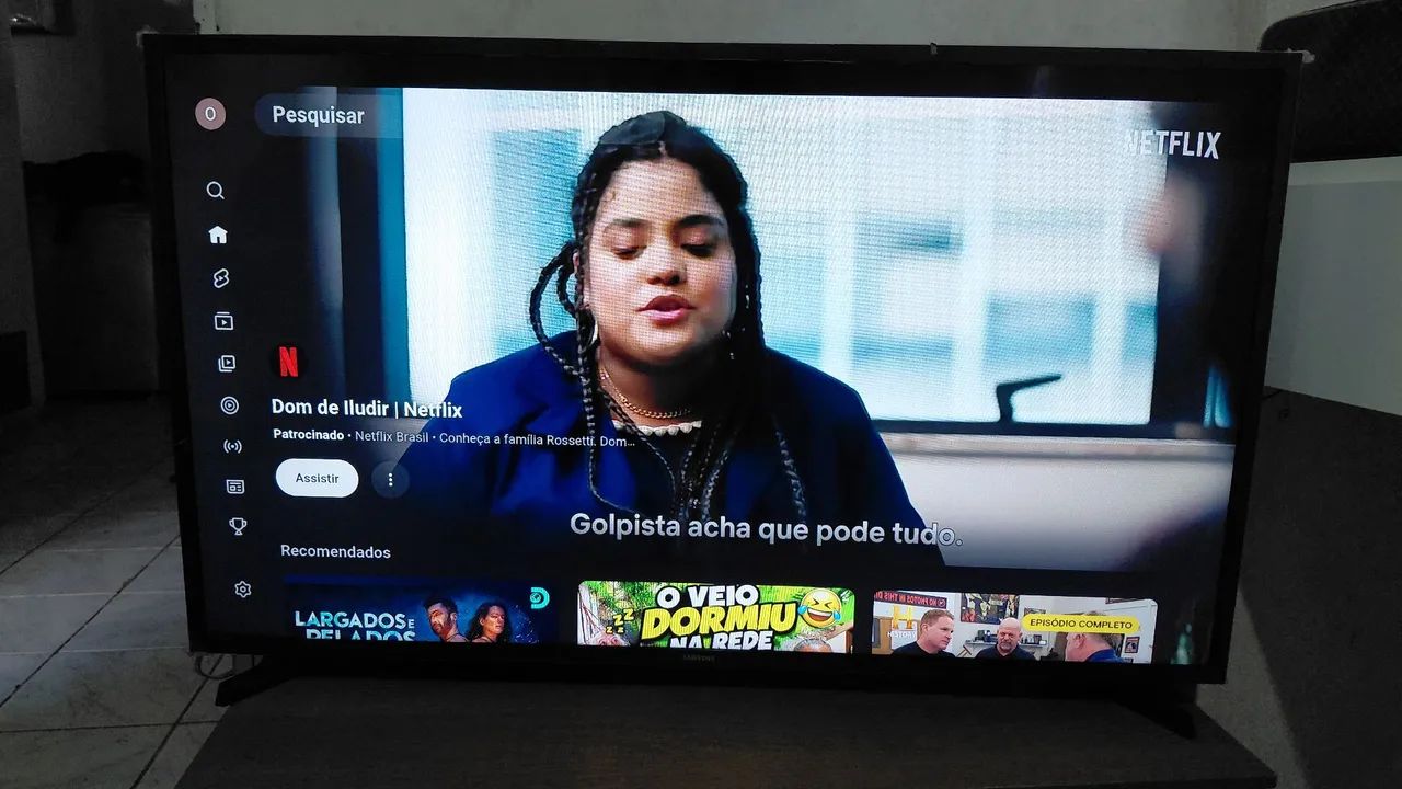 Vendo sansung smart TV 43 polegadas em excelente estado 